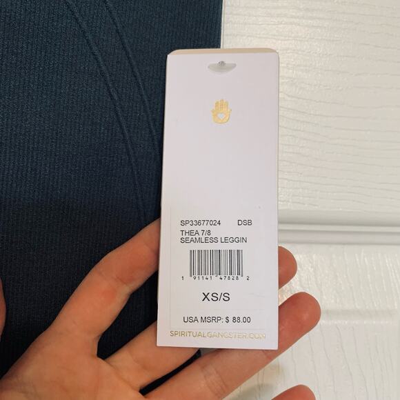 NWT Spiritual Gangster Thea Seamless 7/8 Leggings - Picture 8 of 9